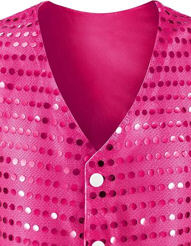 مجموعة نظارات رقص الهيب هوب للأطفال للأولاد من الترتر وقبعة لحفلات الرقص من 3 إلى 10 سنوات in Kuwait