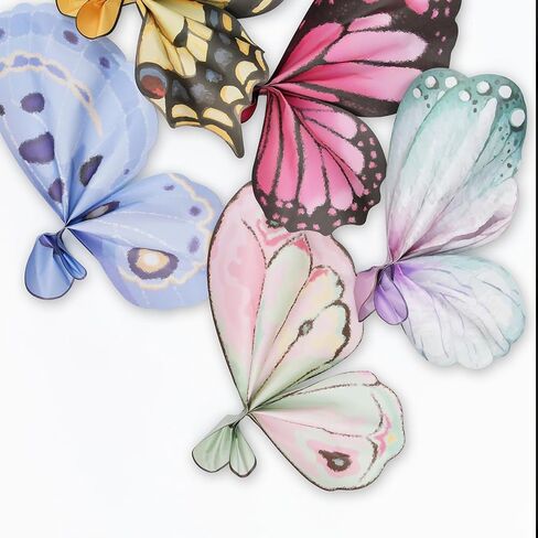 Aiouclay 93Pcs Flower Bouquet Accessories,Butterfly Wrapping Paper,Butterflies for Bouquets,Flower Wrapping Paper for Mother's Day Wedding Graduation Birthday Flower Shop DIY Craft in Saudi Arabia