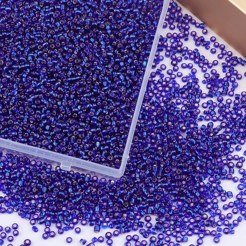 10100Pcs 2mm Glass Seed Beads Bulk, 12/103 AB Gark Green Seed Beads Mini Small Pony Bead for Bracelet Waist Earring Necklace Jewelry Making in Kuwait