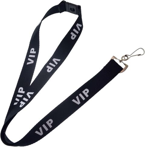 10 Pack - Large 3x5 Inch Large Clear Vertical Badge and Credential Holders with Lanyards for VIP Badges by Specialist ID (Black) in Kuwait