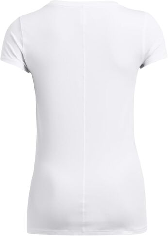 تي شيرت نسائي بأكمام قصيرة من Under Armour HeatGear Armor، (383) أخضر قديم / / أبيض، مقاس كبير in Saudi Arabia
