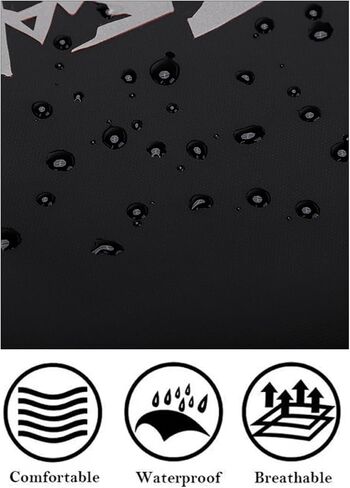 Hiking Outdoor Travel Backpack with Design, Water-Resistant Laptop Daypack Book Bag with Multi-Layer for Men & Woman (Black) in Kuwait