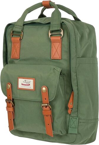 Backpack, Travel Backpack Girls Women Men College Backpack Vintage Waterproof Casual Bag, Work Backpack 15 Laptop (Green) in Saudi Arabia