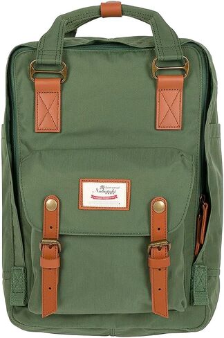 Backpack, Travel Backpack Girls Women Men College Backpack Vintage Waterproof Casual Bag, Work Backpack 15 Laptop (Green) in Saudi Arabia