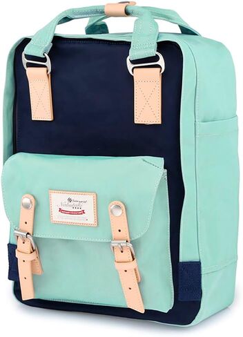 Backpack, Travel Backpack Girls Women Men College Backpack Vintage Waterproof Casual Bag, Work Backpack 15 Laptop (Green) in Saudi Arabia