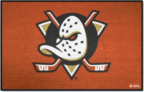 FANMATS 10623 Anaheim Ducks Starter Mat Accent Rug - 19in. x 30in. | Sports Fan Home Decor Rug and Tailgating Mat in Saudi Arabia