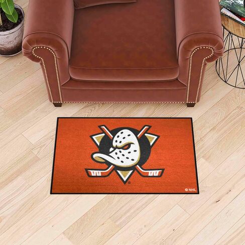 FANMATS 10623 Anaheim Ducks Starter Mat Accent Rug - 19in. x 30in. | Sports Fan Home Decor Rug and Tailgating Mat in Saudi Arabia