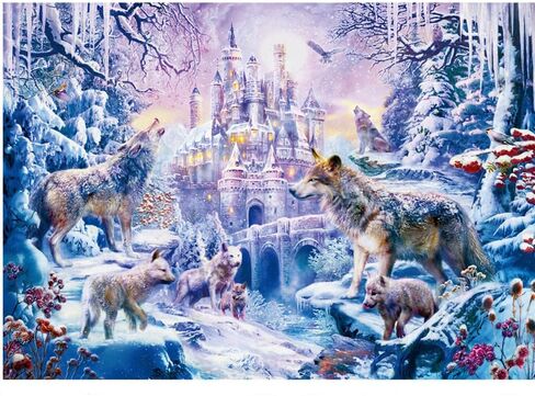 1000 Piece Jigsaw Puzzles for Adult, Jigsaw Puzzle Adult 1000, Jigsaws Puzzle Adult, Wolf Castle Jigsaw Puzzle Adult, Christmas Jigsaw Puzzle 1000 Piece, Brain Challenge Jigsaw Puzzle Kid Toy Game in Kuwait