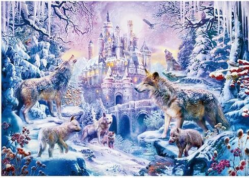 1000 Piece Jigsaw Puzzles for Adult, Jigsaw Puzzle Adult 1000, Jigsaws Puzzle Adult, Wolf Castle Jigsaw Puzzle Adult, Christmas Jigsaw Puzzle 1000 Piece, Brain Challenge Jigsaw Puzzle Kid Toy Game in Kuwait