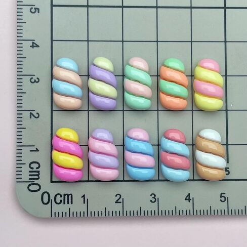 100pcs Slime Charms Resin Fake Candy Cake Mushroom Charms Kawaii Cute Set Mixed Assorted Sweets Flatback Slime Beads Making Supplies for DIY Craft Making and Ornament Scrapbooking (Mushroom) in Saudi Arabia