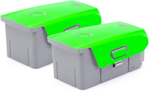 Wrapgrade Skin Compatible with DJI Mavic Air 2 & Air 2S | 2 Batteries (NEON Green) in Kuwait