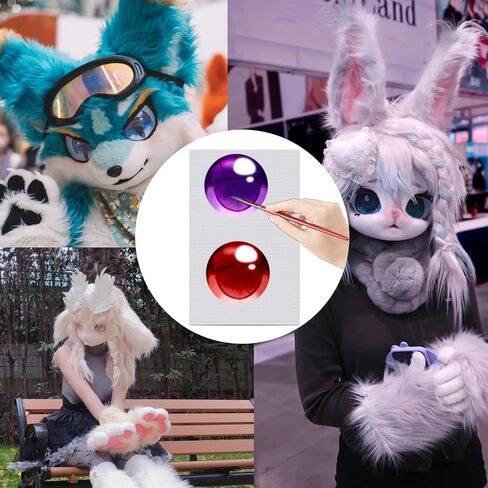 10PCS Fursuit Eye Mesh to Paint,11.8x7.87inch White Blank PVC Eye Mesh for Therian Mask 0.26mm Thick Waterproof Printable Mesh for Furries Cosplay,Sculptures, Props, Fursuits, Craft Making in Saudi Arabia
