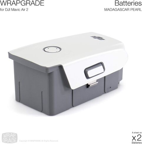 Wrapgrade Skin Compatible with DJI Mavic Air 2 & Air 2S | 2 Batteries (NEON Green) in Kuwait