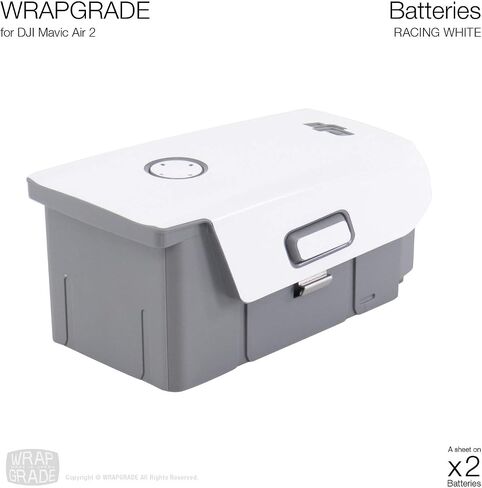 Wrapgrade Skin Compatible with DJI Mavic Air 2 & Air 2S | 2 Batteries (NEON Green) in Kuwait