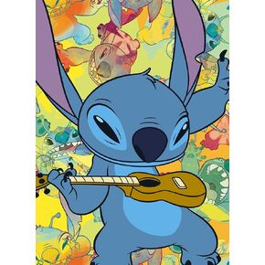 Ceaco - Disney - Stitch - Galaxy Grunge - 300 Oversized Piece Jigsaw Puzzle