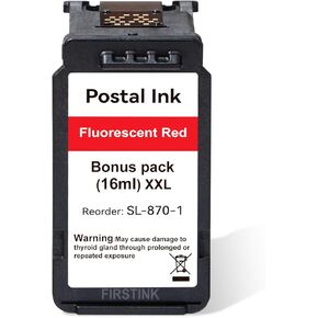 High Capacity Premium SL-870-1 Red Ink Cartridge SL870-1 SL8701 XXL Fluorescent Red Ink Cartridge sl-870-1 Replacement for The PB SendPro Mailstation Series Postage Meter CSD1