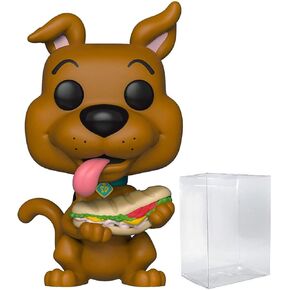 POP Scooby-Doo: Scooby Doo with Sandwich Funko Vinyl Figure (Bundled with Compatible Box Protector Case)