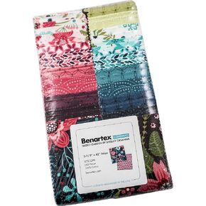 Shelley Cavanna Secret Garden Strip-Pies 40 2.5-inch Strips Jelly Roll Benartex in Kuwait