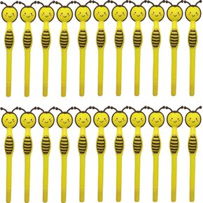 TIHOOD 22PCS Cute Bees Gel Pens Gift for Child, Women, Coworkers, Hostess and Girlfriend, Great Party Supplies and School Supplies, Black Ink(0.5mm)