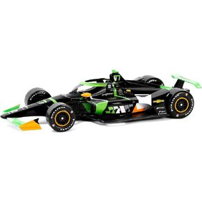 Greenlight Dallara IndyCar #77 Romain Grosjean DNS Filter Juncos Hollinger Racing NTT IndyCar Series (2024) 1/18 Diecast Model Car