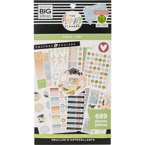 ME & MY BIG IDEAS HAPPY PLANNER STKRS، الإيمان يبقى ثابتًا، 689/عبوة in Kuwait