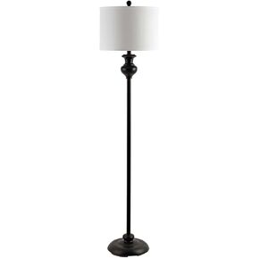 SAFAVIEH FLL4083A Lighting Collection Erlan Antique Black 61-inch (LED Bulb Included) Floor Lamps