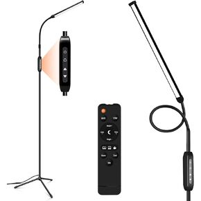Floor Lamp for Office Standing Light, Eye Caring Reading Floor Lamp,lash Light Tattoo Light for Eyelash lamp Extension LED Floor lamp Remote Control