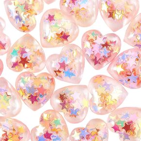 LiQunSweet 50 Pcs Imitation Food Triangle Pizza Flatback Nohole Beads Charms for DIY Craft Decoration