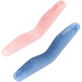 2Pcs Thumb Book Page Holder for Reading Book Reading Accessories for Book Lovers Bookmark Holder Book Opener Holder Book Finger Page Holder (Pink and Blue）