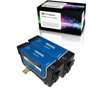 OCProducts Remanufactured Ink Cartridge Replacement 2 Pack for Epson 924XL for Workforce Pro WF-C4310 WF-C4810 (2 Black)