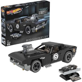 Mega Construx Hot Wheels Rodger Dodger Construction Set, Building Toys for Kids