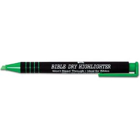 G T Luscombe 99026X Highlighter Bible Dry Green