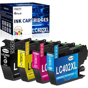 Jagute LC402 LC402XL Ink Cartridges Replacement for LC402 XL Compatible for Brother MFC-J5340DW MFC-J6540DW MFC-J6740DW MFC-J6940DW MFC J5340 J6540 J6740 J6940 Printer, 4 Pack(BK,C,M,Y)