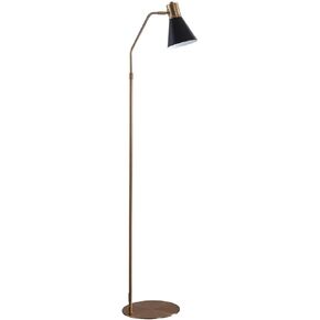 SAFAVIEH FLL4042A Lighting Collection Grania Gold and Black 60-inch Floor Lamp, H