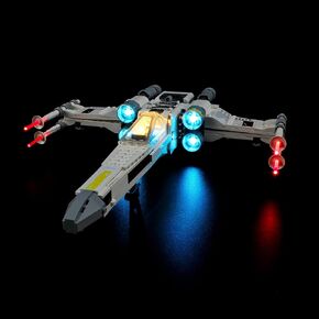 BRIKSMAX Led Lighting Kit for LEGO-75301 Luke Skywalker's X-Wing Fighter - Compatible with Lego Star Wars Building Blocks Model- Not Include Lego Set