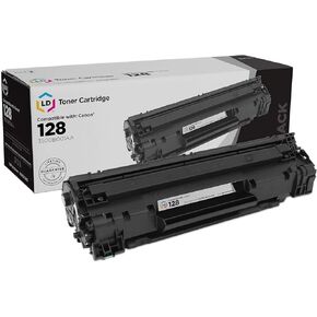 LD © Compatible Replacement for Canon 128 (3500B001AA) Black Laser Toner Cartridge for Canon FaxPhone and ImageClass Printers