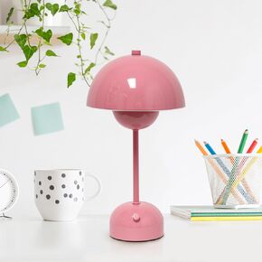 Simple Designs LD1069-GRN 11.8" Mushroom Magic Dimming LED Touch Stick Lamp, Portable & Rechargeable, Green in Kuwait