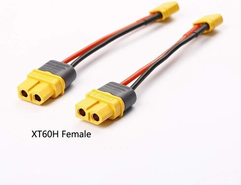 5-Pack XT30 Male Connector to XT60 Female Connector Adapter for RC FPV Drone Car Lipo NiMH Battery Charger ESC in Kuwait