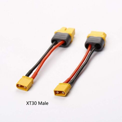 5-Pack XT30 Male Connector to XT60 Female Connector Adapter for RC FPV Drone Car Lipo NiMH Battery Charger ESC in Kuwait