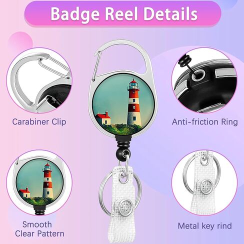 Rose Lanyards for Id Badges,ID Badge Holder and Retractable Reel Clip Lanyard with ID Card Nametag Badge Holder for Nurse Teacher in Kuwait