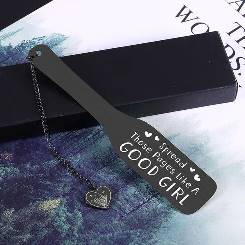 Smutty Bookmarks for Reading Women - Spicy Bookish Merch for Women Dark Romance Bookmarks for Bookworms Nerd Book Lover Gifts for Friends Her Stocking Stuffers for Women Adults Good Girl Book Marks in Kuwait