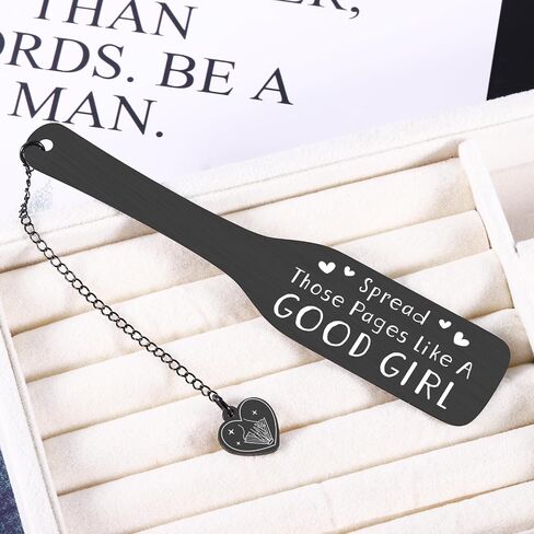 Smutty Bookmarks for Reading Women - Spicy Bookish Merch for Women Dark Romance Bookmarks for Bookworms Nerd Book Lover Gifts for Friends Her Stocking Stuffers for Women Adults Good Girl Book Marks in Kuwait