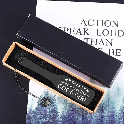 Smutty Bookmarks for Reading Women - Spicy Bookish Merch for Women Dark Romance Bookmarks for Bookworms Nerd Book Lover Gifts for Friends Her Stocking Stuffers for Women Adults Good Girl Book Marks in Kuwait
