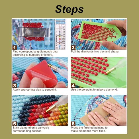 مجموعات الطلاء الماسي PFFNGPEN للبالغين، مجموعات فنية ماسية 5D DIY للمبتدئين، فن ماسي مستدير كامل لديكور الحائط المنزلي، حشرة، 12 × 16 بوصة in Kuwait