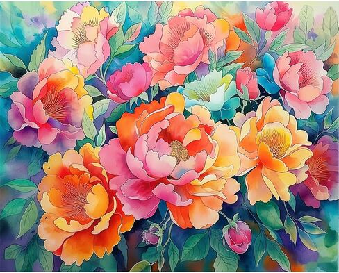 Natuyalo Paint by Numbers for Adults Beginner, Elk in Forest Acrylic Easy Paint by Numbers Kits Natural Landscape Craft Kits for Adults Suitable for Home Wall Decoration Flameless 16x20 Inch in Kuwait