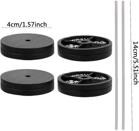 Miniature Dollhouse Barbell,Tiny Fitness Equipment Models,1: 12 Mini Dumbbells Model, Dollhouse Fitness Accessories,2Pcs in Kuwait