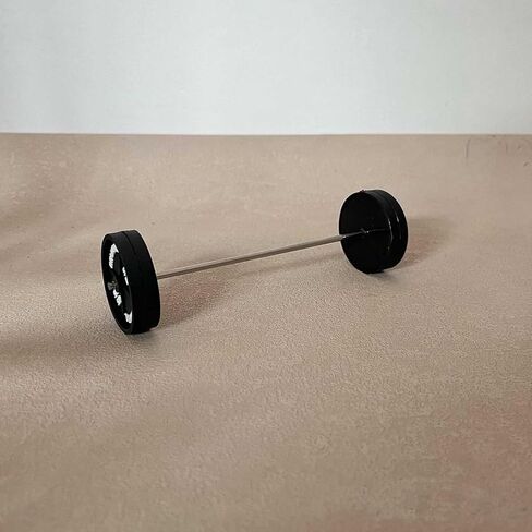 Miniature Dollhouse Barbell,Tiny Fitness Equipment Models,1: 12 Mini Dumbbells Model, Dollhouse Fitness Accessories,2Pcs in Kuwait