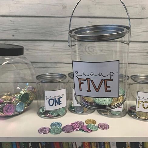Fun Express 1 1/2" Bulk 144 Pc. Multicolored Motivational Kindness Plastic Coins, Great for Classroom and Church Activites in Saudi Arabia