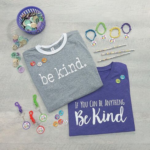 Fun Express 1 1/2" Bulk 144 Pc. Multicolored Motivational Kindness Plastic Coins, Great for Classroom and Church Activites in Saudi Arabia