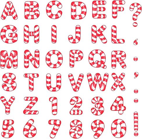 200 Pieces Christmas Bulletin Board Decoration Winter Alphabet Number Cutouts Holiday Bulletin Board Alphabet Letters and Number Accents for Xmas Winter Home School Classroom Chalkboard Decor in Saudi Arabia